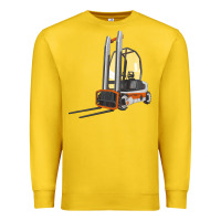 Lemon Forklift Premium Sweatshirt - LillyAllenDesigns