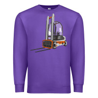 Purple Forklift Premium Sweatshirt - LillyAllenDesigns