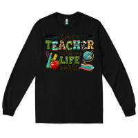 Black being a teacher makes my life complete Long Sleeve Tee - RanaPortraitStore
