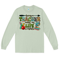 Matcha being a teacher makes my life complete Long Sleeve Tee - RanaPortraitStore