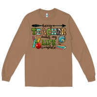 Toasted Coconut being a teacher makes my life complete Long Sleeve Tee - RanaPortraitStore