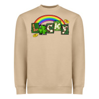 Mushroom Lucky St. Patrick's Day Heavyweight Sweatshirt - CowGirlArtShop