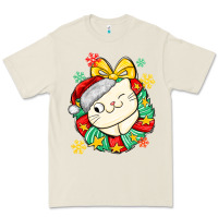 Bone Christmas wreaths cat Premium Tee - MaliasSmallBusiness
