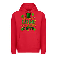 Red who needs luck when youre this cute st patricks Premium Hoodie - FaDigitalArtStudio