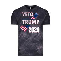 Cloud Black Veto Trump 2020 Vintage Tee - Bettercallsaul