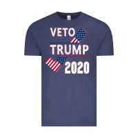 Vintage Denim Veto Trump 2020 Vintage Tee - Bettercallsaul