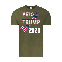 Vintage Olive Veto Trump 2020 Vintage Tee - Bettercallsaul