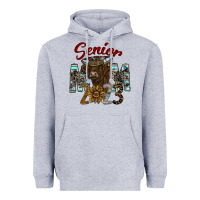 Heather Grey Senior Mom 2023 Heavyweight Hoodie - CowhideDigitalArt