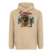 Mushroom Senior Mom 2023 Heavyweight Hoodie - CowhideDigitalArt