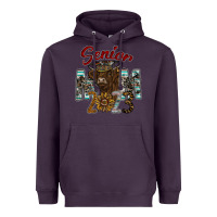 Plum Senior Mom 2023 Heavyweight Hoodie - CowhideDigitalArt