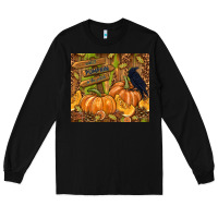 Black cutest pumpkin in the patch Long Sleeve Tee - TumblerDesignByShophia