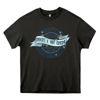 Asphalt frostys snowflake cafe Heavy Core Tee - MaliasSmallBusiness