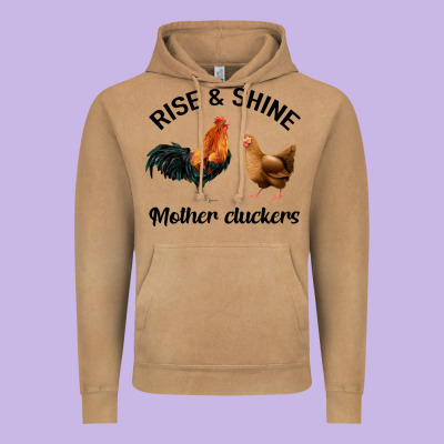 Rise And Shine Mother Cluckers Vintage Hoodie Designed By Bettercallsaul