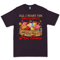 Plum all i want for christmas is pan dulce Premium Tee - MaliasSmallBusiness