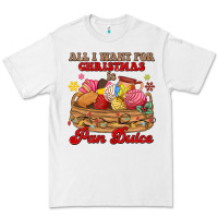 White all i want for christmas is pan dulce Premium Tee - MaliasSmallBusiness