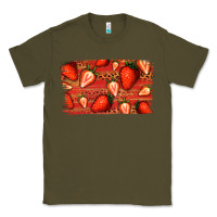 Army Green Strawberry Background Classic Tee - Bettercallsaul