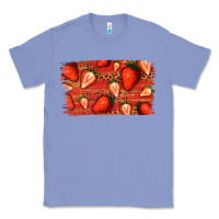 Strawberry Background Classic Tee | Teevron