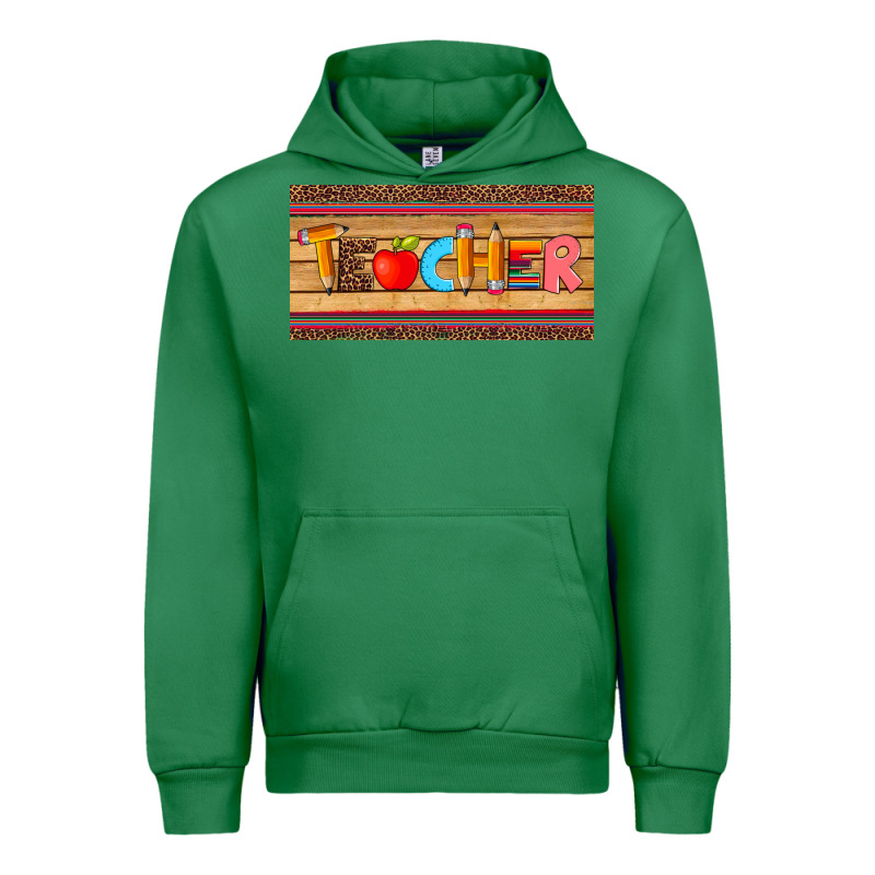 Teacher Pen Apple License Plate Template Urban Hoodie by Artiststas | Teevron