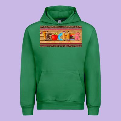 Teacher Pen Apple License Plate Template Urban Hoodie Designed By Artiststas