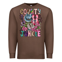 Chestnut country music junkie Premium Sweatshirt - CowhideDigitalArt