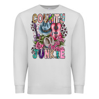 Dove Grey country music junkie Premium Sweatshirt - CowhideDigitalArt