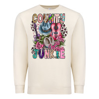 Sandshell country music junkie Premium Sweatshirt - CowhideDigitalArt
