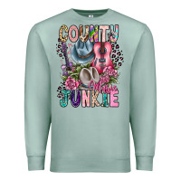 Seafoam country music junkie Premium Sweatshirt - CowhideDigitalArt