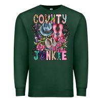 Sports Green country music junkie Premium Sweatshirt - CowhideDigitalArt