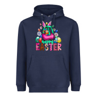 Navy Easter Heavyweight Hoodie - CowhideDigitalArt