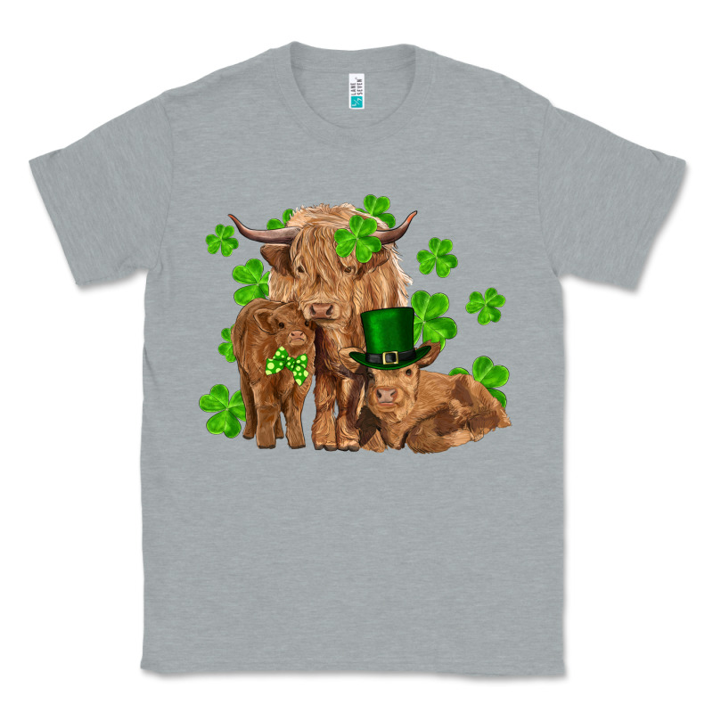 St Patrick's Day Cow Family Classic Tee by RanaPortraitStore | Teevron