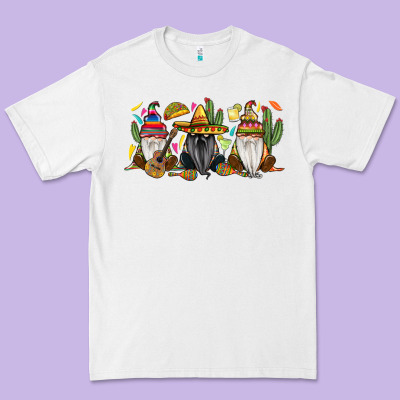 Mexican Gnomes Premium Tee Designed By Ranaportraitstore