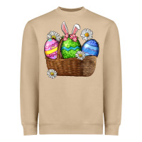 Mushroom Easter eggs  Easter Day Heavyweight Sweatshirt - CowGirlArtShop