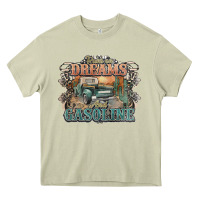 Mossy runs on dreams and gasoline truck western Heavy Core Tee - NancyCooperArtShop