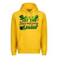 Lemon Let the shenanigans begin St. Patricks Day Premium Hoodie - FaDigitalArtStudio