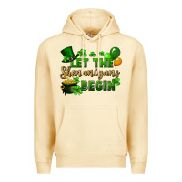 Pina Colada Let the shenanigans begin St. Patricks Day Premium Hoodie - FaDigitalArtStudio