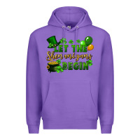 Purple Let the shenanigans begin St. Patricks Day Premium Hoodie - FaDigitalArtStudio