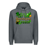 Rock Let the shenanigans begin St. Patricks Day Premium Hoodie - FaDigitalArtStudio