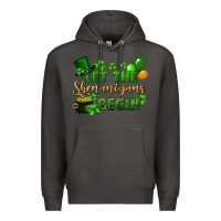 Smoke Let the shenanigans begin St. Patricks Day Premium Hoodie - FaDigitalArtStudio
