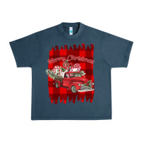 Midnight Navy Merry Christmas Y'all Truck Urban Heavy Tee - Bettercallsaul