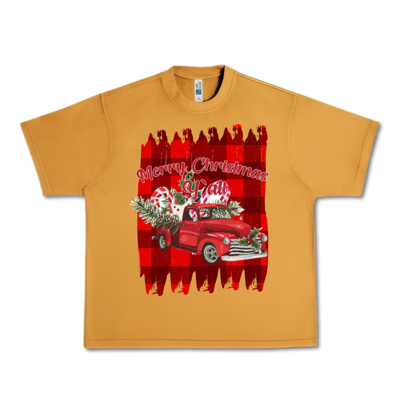 Merry Christmas Y'all Truck Urban Heavy Tee by Bettercallsaul | Teevron