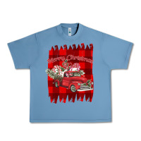Pebble Blue Merry Christmas Y'all Truck Urban Heavy Tee - Bettercallsaul