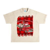 Sandshell Merry Christmas Y'all Truck Urban Heavy Tee - Bettercallsaul