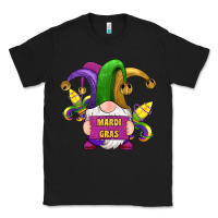 Black mardi gras gnomes fleur de lis Classic Tee - RanaPortraitStore