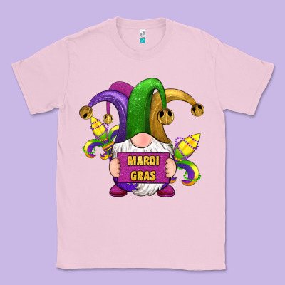 Mardi Gras Gnomes Fleur De Lis Classic Tee Designed By Ranaportraitstore