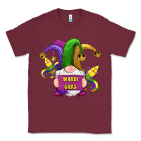Burgundy mardi gras gnomes fleur de lis Classic Tee - RanaPortraitStore