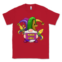 Red mardi gras gnomes fleur de lis Classic Tee - RanaPortraitStore