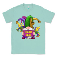Seafoam mardi gras gnomes fleur de lis Classic Tee - RanaPortraitStore