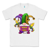 White mardi gras gnomes fleur de lis Classic Tee - RanaPortraitStore