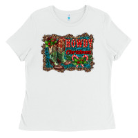 White howdy christmas boots Ladies Tee - RanaPortraitStore