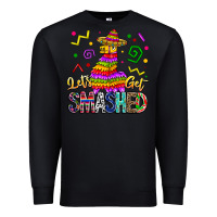 Black Let's Get Smashed Premium Sweatshirt - CowhideDigitalArt